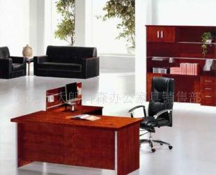 东莞家具厂家直销 实木办公家具与贴木皮大班台的专业之选